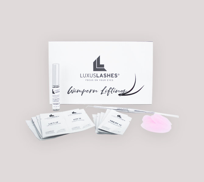 Wimpernlifting-Produkte von LUXUSLASHES®