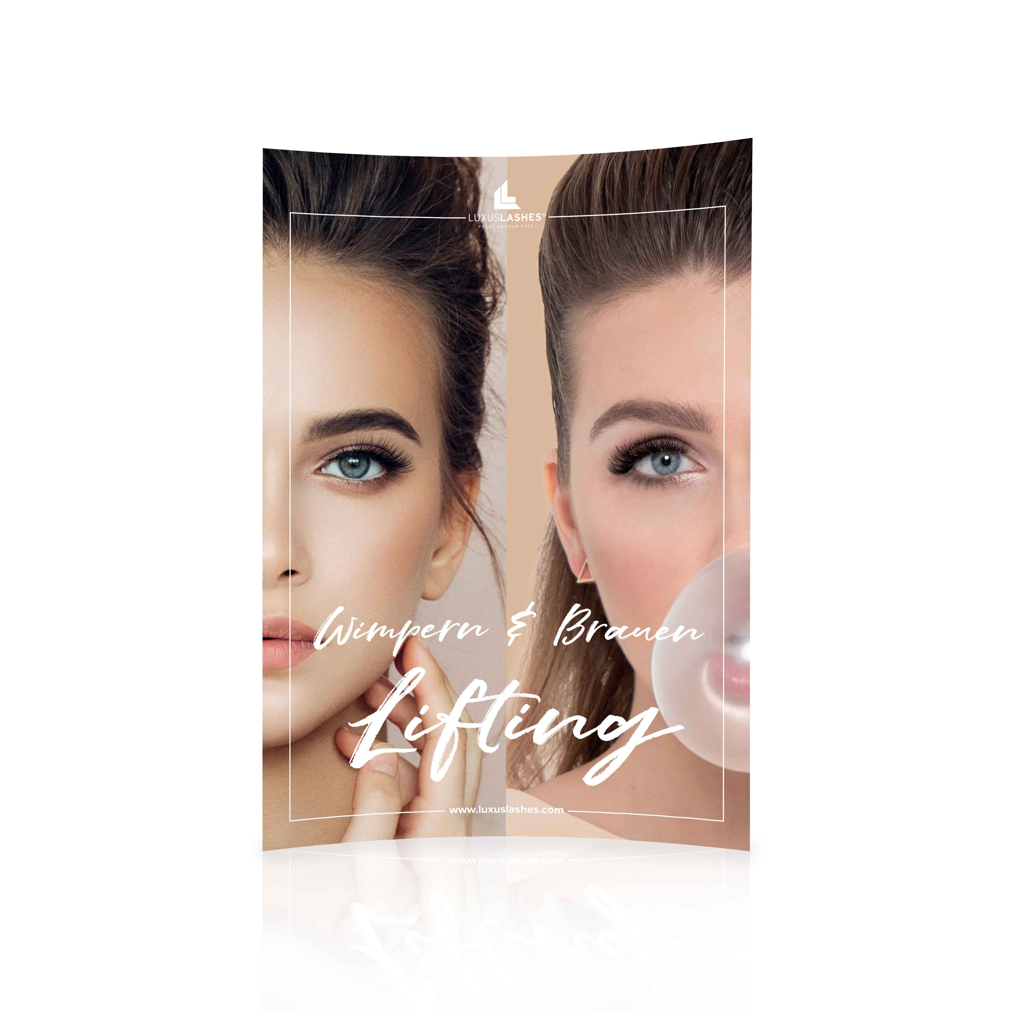 POSTER WIMPERN & BRAUEN LIFTING POSTER WIMPERN & BRAUEN LIFTING