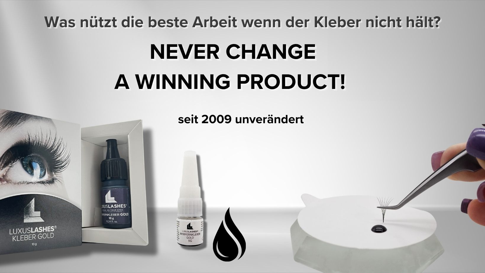 Wimpernkleber Gold von LUXUSLASHES®